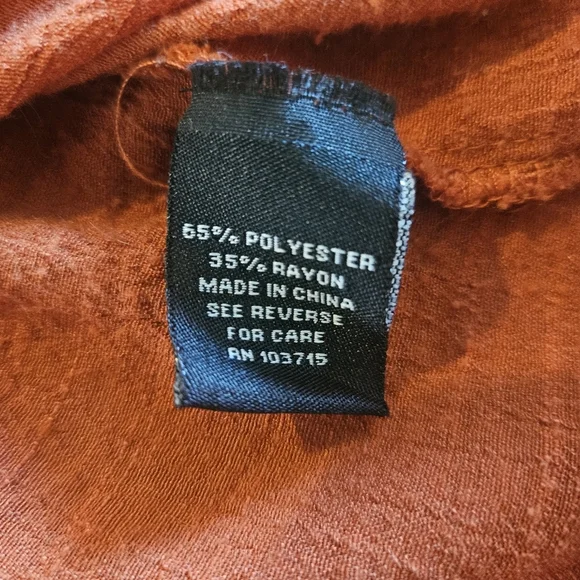 Zac & Rachael Women's Amber Flowy V-Neckline Blouse, Large - Picture 7 of 10